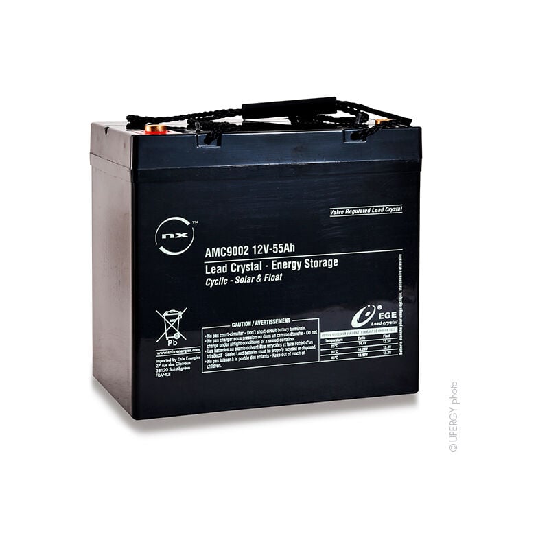 NX - Batterie lead crystal 6-CNFJ-55 12V 55Ah M6-F