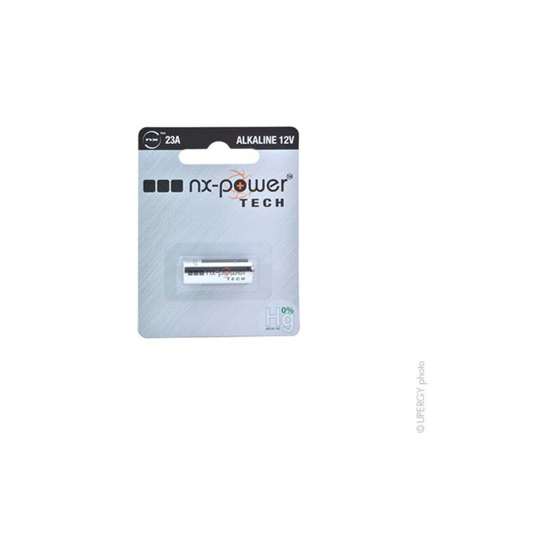 

Pila alcalina blister x1 POwer Tech - 23A - 0% Hg - 12V 55mAh - NX
