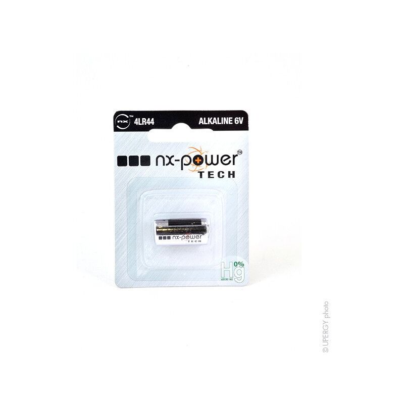 

Pila alcalina blister x1 Power Tech 4LR44 - 0% Hg - 6V 170mAh - NX