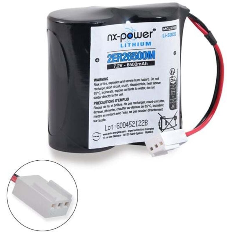 NX - Pile alarme BATLI06 7.2V 6.5Ah