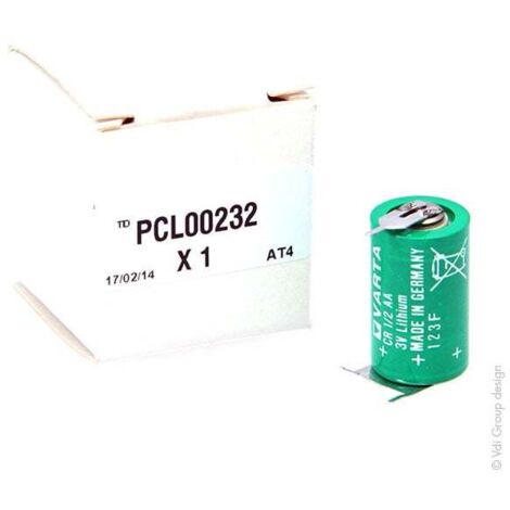NX - Pile lithium CR1/2AA PCB 3V 0.95Ah 3PF