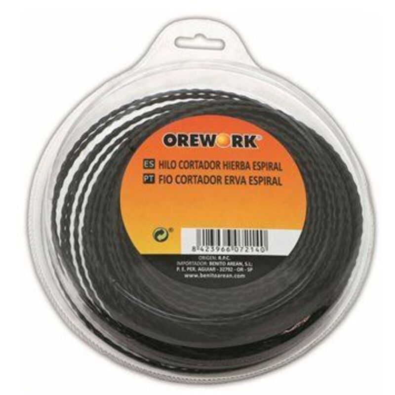 

Nylon desbrozadora trenzado trenzado 4mm x 15 m - Orework