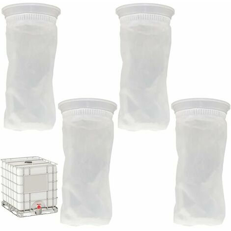 Nylon Filter, 4 Pcs Tank Filter Accessories, Nylon Rainwater IBC Tank Filter Replacement Filter for Rainwater Tank