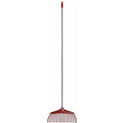 Nylon-Laubbesen mit Stiel 40 cm Arbeitsbreite