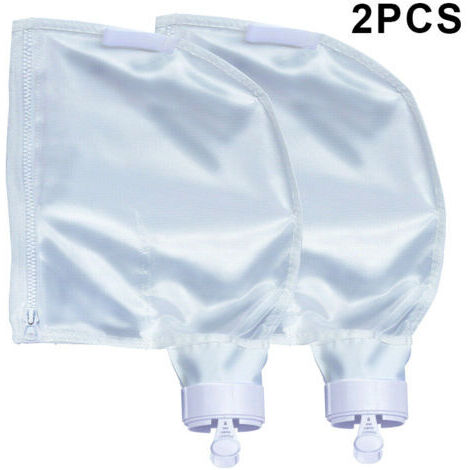 Nylon-Poolreinigungsbeutel, Ersatz-Reißverschlussbeutel für Polaris 280 oder 480, Mehrzweck-Netzbeutel (2 Stück)