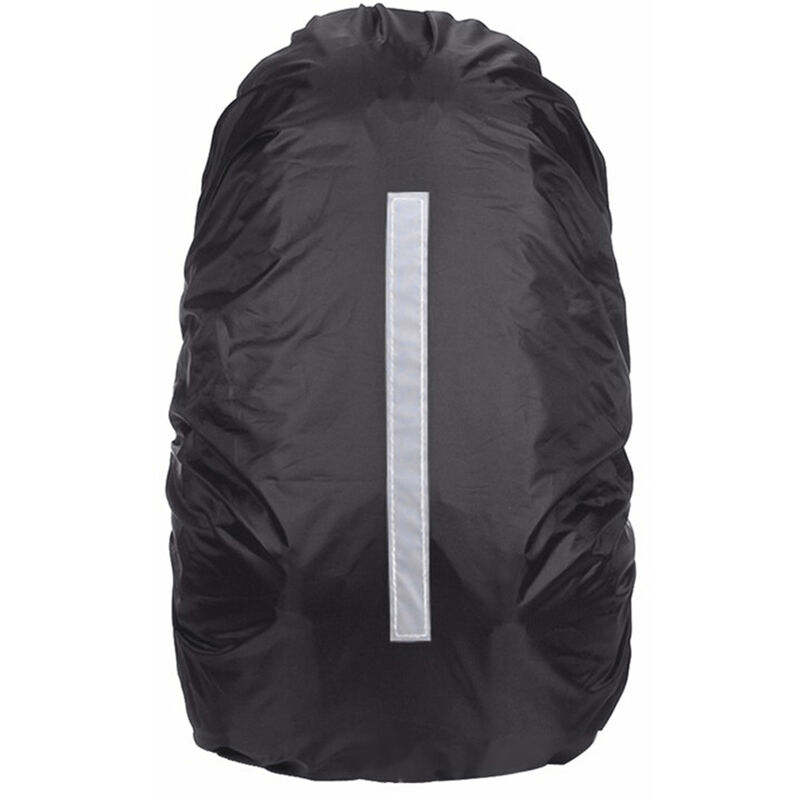 

Asupermall - Nylon resistente al agua cubierta de la lluvia Anti-Polvo reflectantes viaje Walker bolsa de cubierta de la lluvia 25-45L bolsa de una