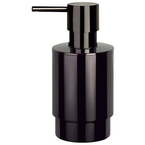 NYO Dispensador de Jabón de Acero Inoxidable Negro Titan Spirella