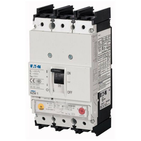 NZM1 25kA 3P 100A UL/IEC 000272252 EATON NZMB1 AF100 NA