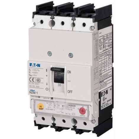 NZM1 25kA 3P 30A UL/IEC 000281556 EATON NZMB1 AF30 NA