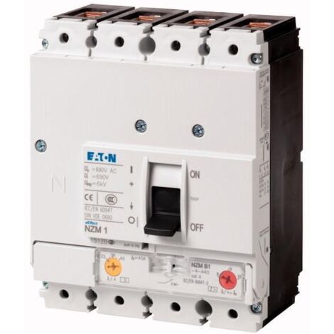 NZM1 25kA 4P 63A IEC 000265803 EATON NZMB1 4 A63