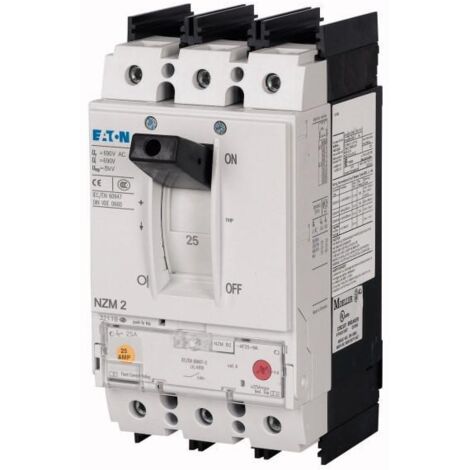 NZM2 50kA 3P 25A UL/IEC 000269172 EATON NZMN2 AF25 NA