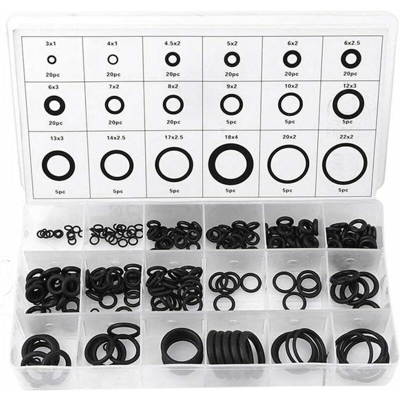 Image of Linghhang - O-Ring 225Pcs 18 Size&hellip;