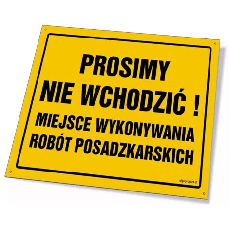 OA014 Bitte nicht betreten Baustelle