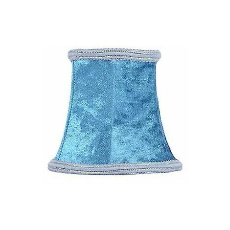 OAAO Abat-jour tissu tissu abat-jour couvre abat-jour accessoire décor à la maison adapté pour applique (bleu)