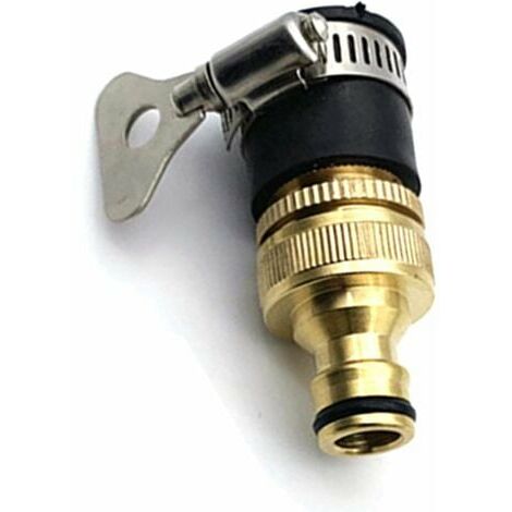 OAAO Connecteurs De Tuyau en Laiton, 15-23mm Adaptateur De Tuyau D'arrosage, Raccord de Tuyau d'Arrosage en Laiton, Connecteurs de Tuyau d'eau, Tuyau Robinet Fileté Adaptateur pour Cuisine Jardin