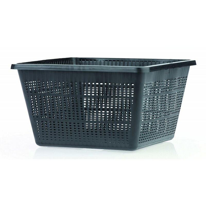 un Panier 23 x 23 x 13 pour bassin aquatique.
