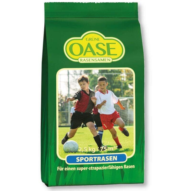 Oasis gazon de sportsports pelouse 2,5 kg graines de gazon, herbe, gazon, sport, famille, robuste