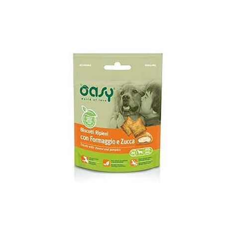 OASY Biscotti Ripieni con formaggio e zucca 80gr