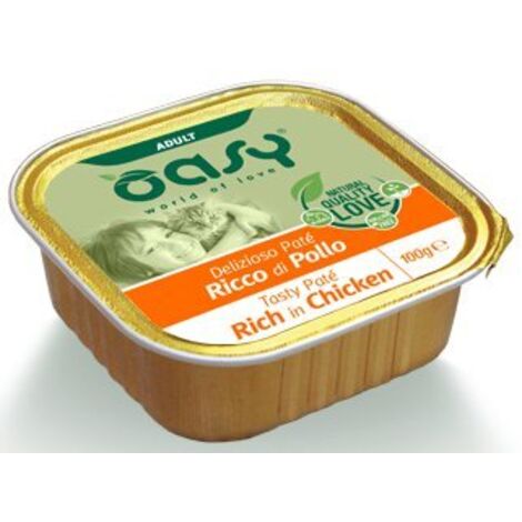 Oasy Cat  Deliziozo Pastete 100g - Adult - mit Huhn 100g