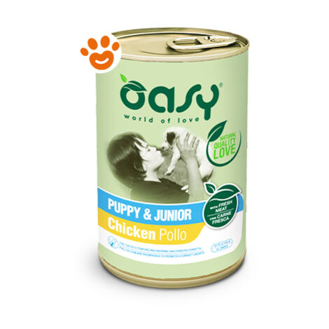 Oasy Dog Lifestage Puppy Junior Pollo - Oasy Dog Lifestage Puppy Junior Pollo - Lattina Da 400 Gr