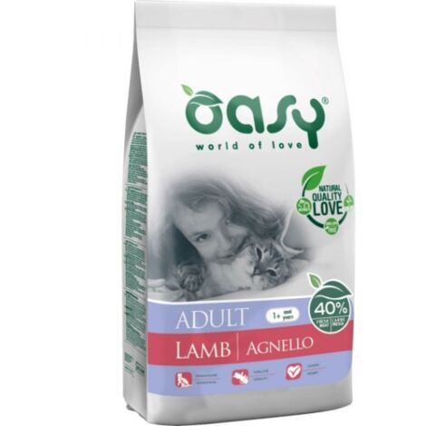 OASY DRY CAT ADULT AGNELLO 300GR