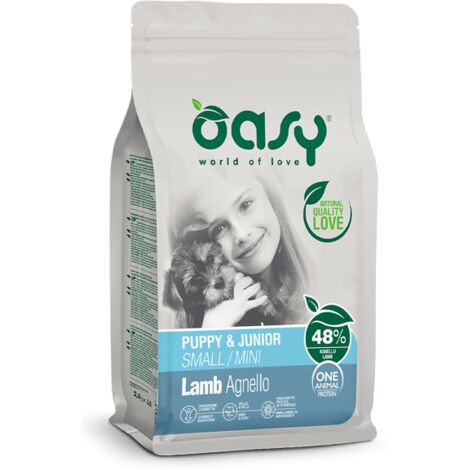 OASY DRY DOG OAP PUPPY E JUNIOR SMALL MINI AGNELLO 2,5KG