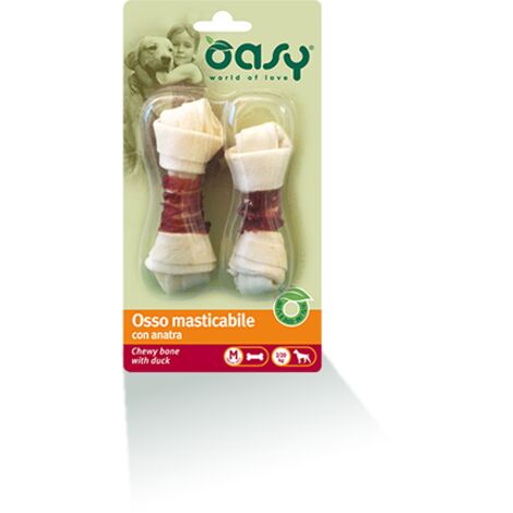 OASY Osso masticabile con Anatra - M 54gr