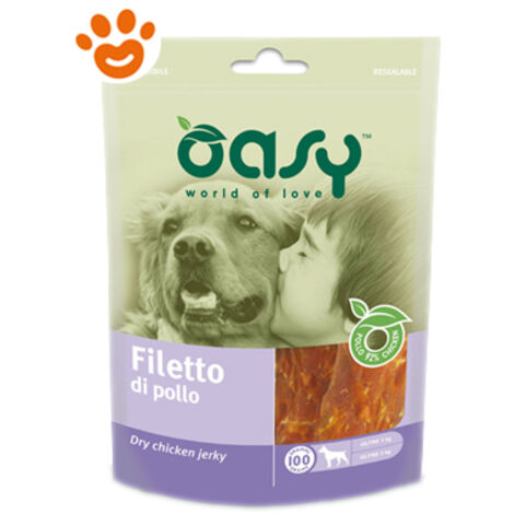 OASY Snack Dog Filetti di pollo 100gr