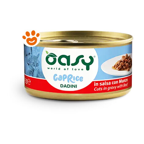 OASY WET CAT DADINI CON MANZO 85GR