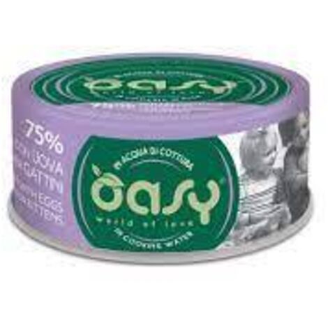 Oasy Wet Gatto More Love 70gr KITTEN POLLO E UOVA