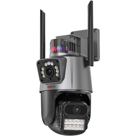 OBA-PT-R50 Telecamera di sicurezza WiFi con doppia lente multi-obiettivo, Audio bidirezionale e funzione Autotracking - 4MP IP