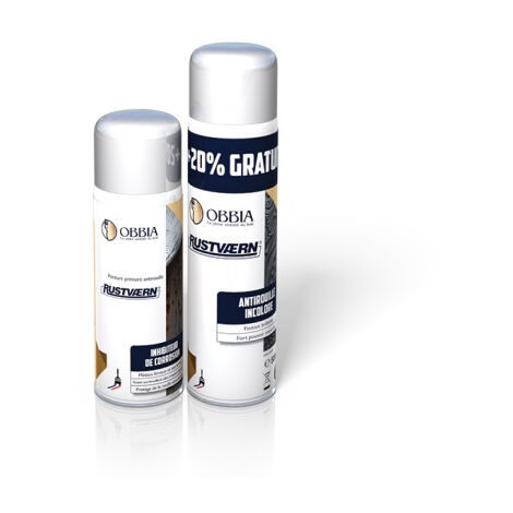 OBBIA RUSTVAERN Spray antioxidante - Negro - Botella 500ml - RUSTSPN