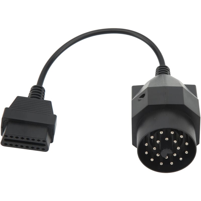 Image of OBD II 20-polig auf OBD2 Stecker Adapterkabel, rundes Diagnosegerät.