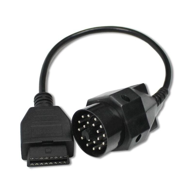 OBD OBD2 Câble adaptateur de diagnostic de connecteur 16 broches compatible pour BMW 20 broches