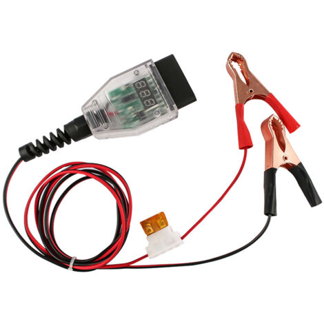 OBD-Speicherschutzstecker für Fahrzeuge, Werkzeug zum Austausch der 12-V-Batterie, Stromausfallschutz, Batterielecksuchgerät für Fahrzeuge