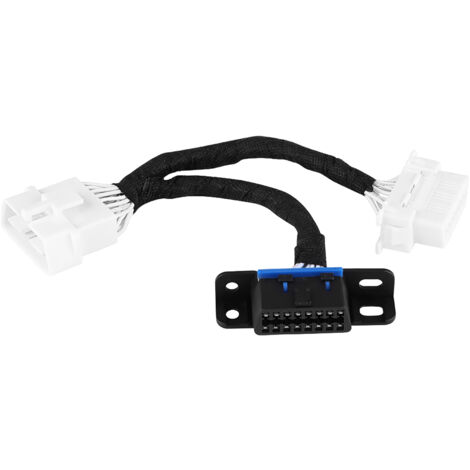 OBD2 16-poliger Stecker auf zwei Buchsen Splitterkabel