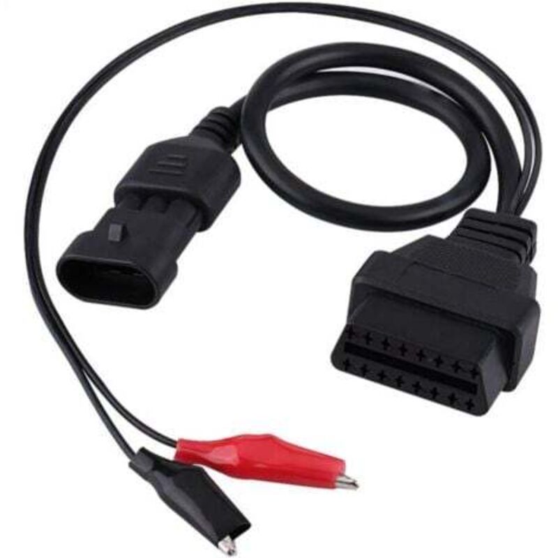 Image of OBD2 3-Pin auf 16-Pin Adapterstecker Diagnosekabel für Fiat Alfa Lancia