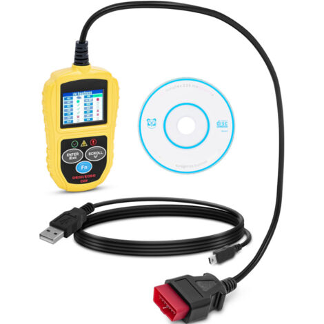 OBD2 8-18V Auto Diagnose Scanner Tester VIN / ID / CVN / PCM / ECU