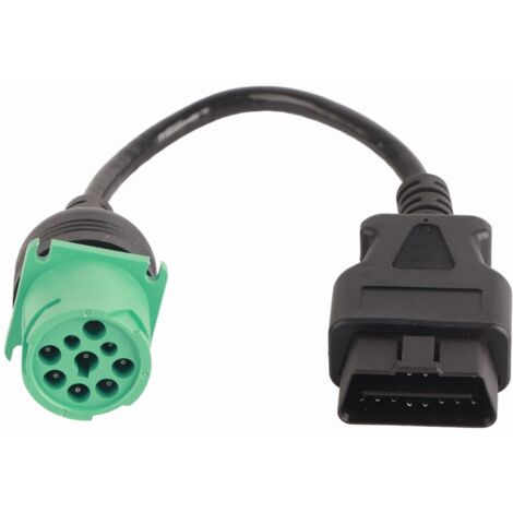 OBD2 9-zu-16-Pin-Diagnoseadapter für Cummins-Dieselmotoren