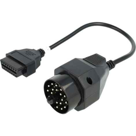 OBD2 Câble adaptateur 20Pin BMW Edibas à 16Pin Appareil de diagnostic OBD adapté aux anciens modèles compatible avec BMW 1982-2002