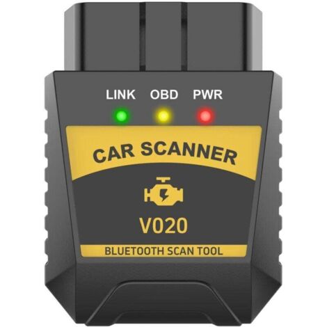 OBD2 Diagnostic Voiture, OBD2 Bluetooth Scanner Auto Diagnostic, Valise Diagnostic Auto Multimarque, Interroger 3000 Code Base de Données,Lecteur de Code OBDII pour Système Android/iOS