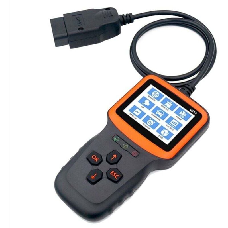 Image of OBD2-Kfz-Diagnosegerät: Motorfehlercodes lesen, löschen, erkennen und zurücksetzen