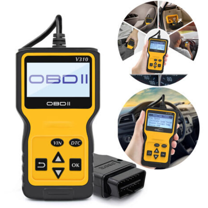 Tigrezy - OBD2 Scanner Universel Lecteur de Code d'erreur de Moteur, Outil de Diagnostic Can pour Tous Les protocoles obd ii Voitures Depuis 1996