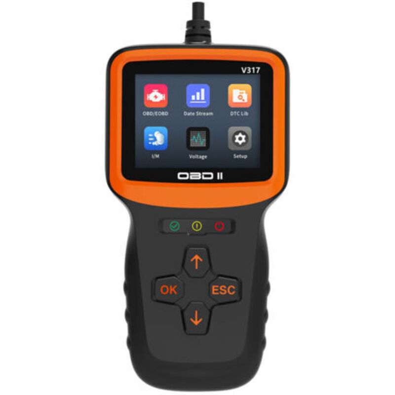 Tigrezy - Obd2 Valise Diagnostic Auto, Obd2 Diagnostic Français Lecteur De Véhicule pour Tous Les Véhicules Après 2000, Lecteur De Défauts avec