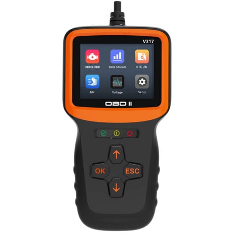 UGREAT Obd2 Valise Diagnostic Auto, Obd2 Diagnostic Français Lecteur De Véhicule pour Tous Les Véhicules Après 2000, Lecteur De Défauts avec Toutes Les Fonctionnalités Obdii