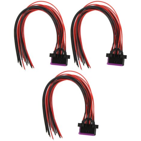 OBDII-Diagnoseverlängerungskabel, 3-teilig – 16-poliger weiblicher Stecker, 30 cm, J1962-Adapterkabel für Heimwerkerprojekte