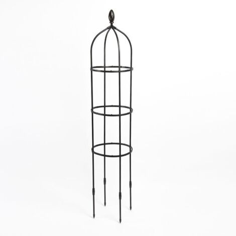 Obélisque de Jardin, Tuteur Plante Grimpante, Jardin Tuteurs de Plantes, Treillis Fleur Soutien de Arche de Jardin en Forme de Tour pour Plantes grimpantes