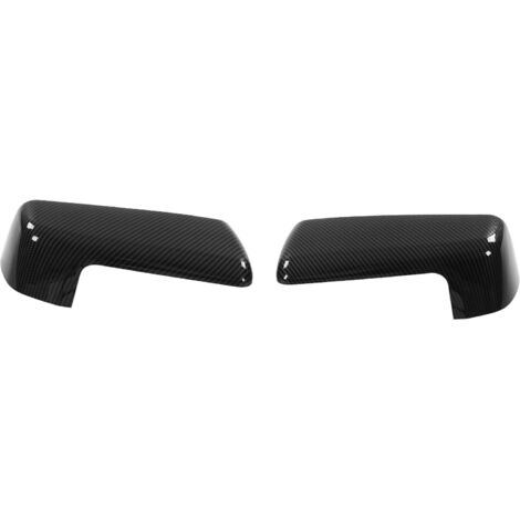 Obere Außenspiegelabdeckung aus Carbonfaser-ABS für Chevy Silverado 1500 2019-2022 + Sierra 1500 2019-2022 - 2 Stück