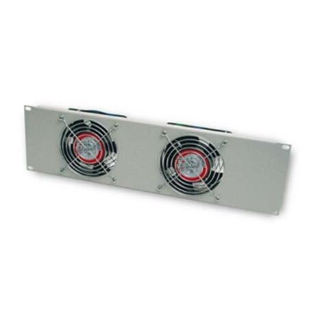 Obere Lüftungsgeräte mit 2 Ventilatoren 3U für 19" Rackschrank Fanton 28360