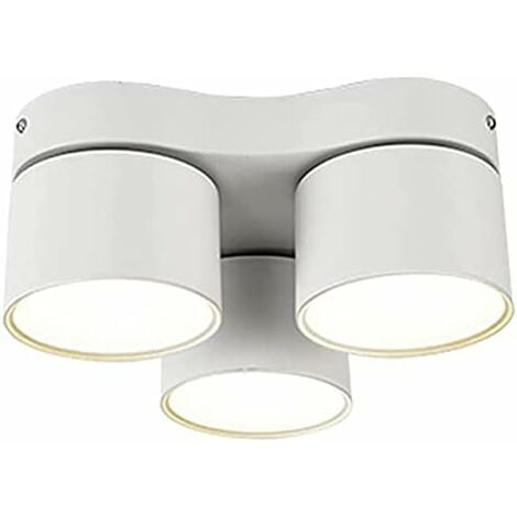 Oberflächenmontiertes Einbau-Downlight Kreativer faltbarer rotierender LED-Strahler mit 3 Köpfen Blendfreies LED-Deckenlicht